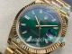 Super Replica ARF Yellow Gold Rolex Day-Date 40mm Green Dial Swiss 3255 Watch (2)_th.jpg